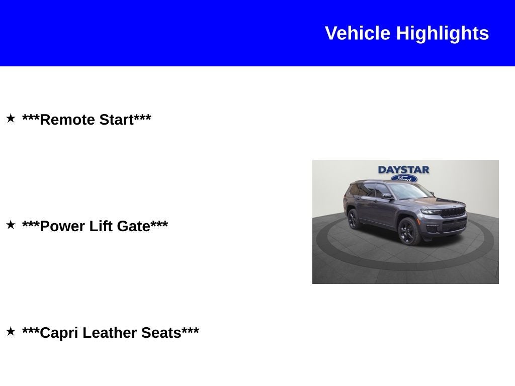 2022 Jeep Grand Cherokee L Limited