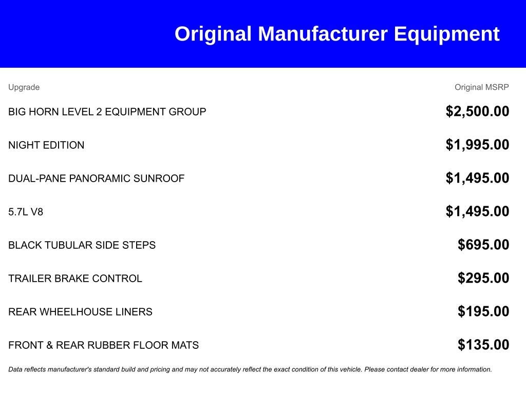 2020 RAM 1500 Big Horn/Lone Star