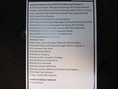 2025 Ford Mustang GT Premium
