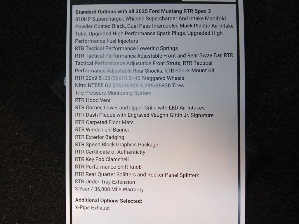 2025 Ford Mustang GT Premium