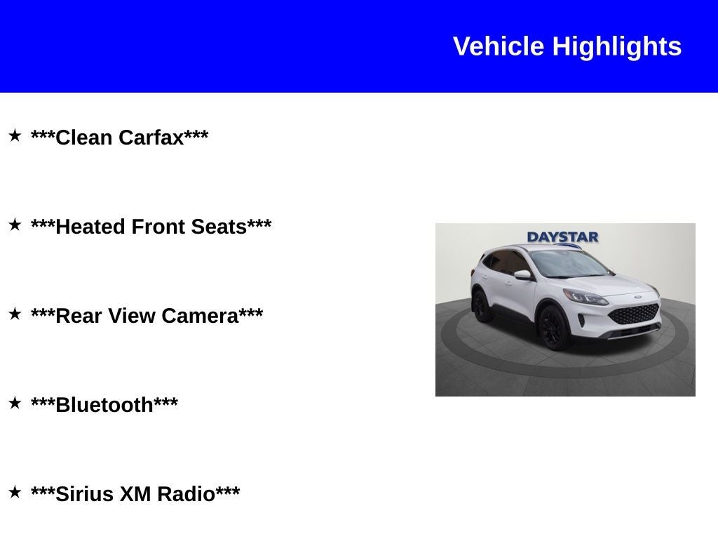 2020 Ford Escape SE