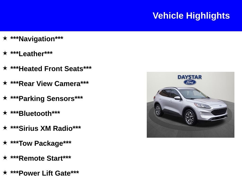 2020 Ford Escape Titanium