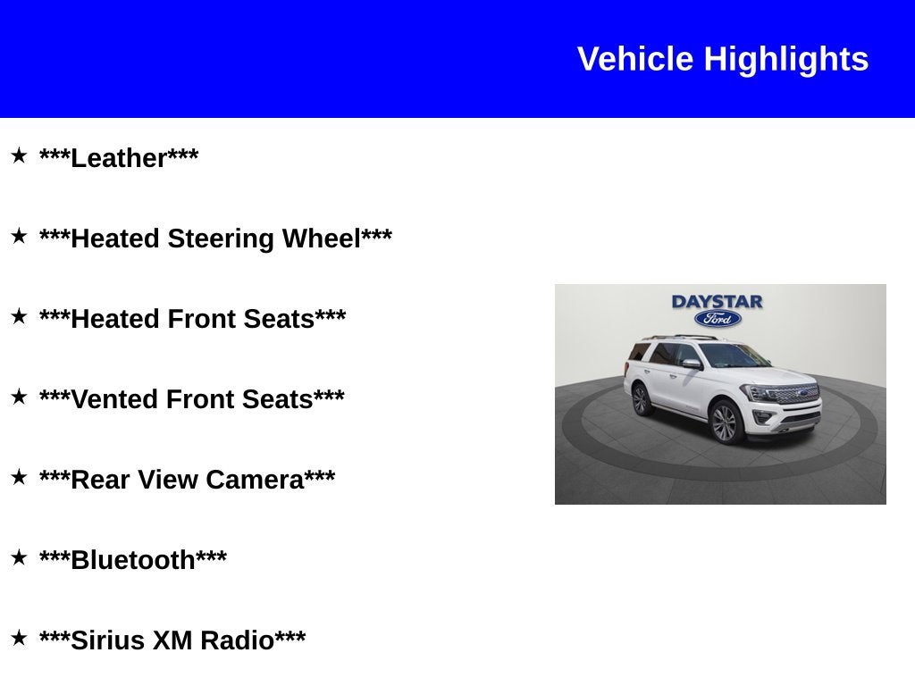 2020 Ford Expedition Platinum