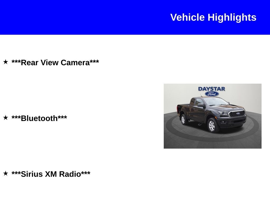 2019 Ford Ranger XLT