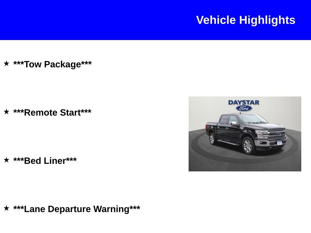 2018 Ford F-150 Lariat