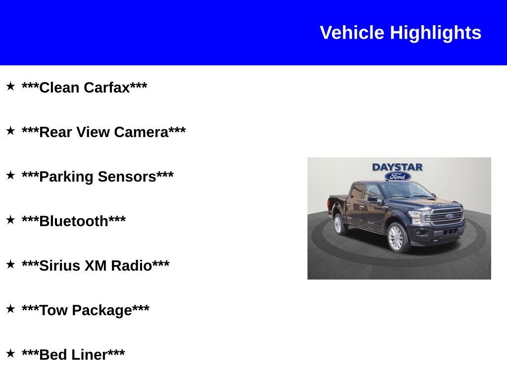 2019 Ford F-150 Limited