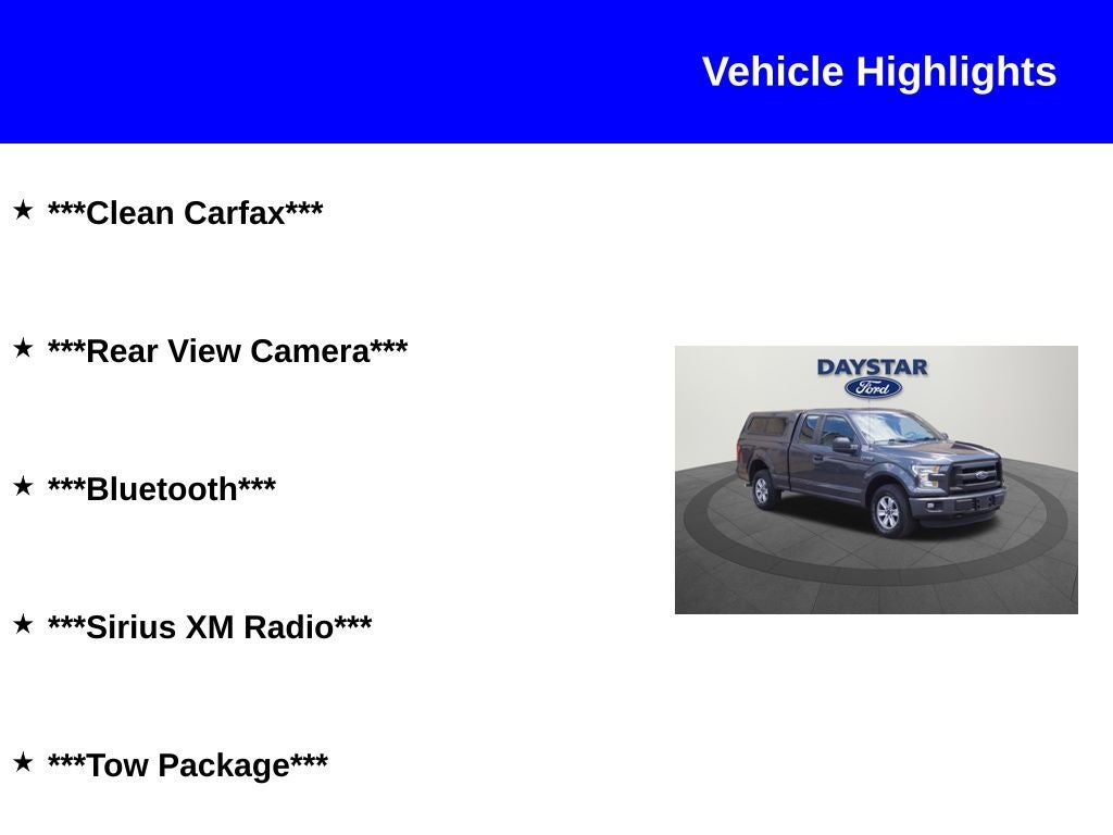 2016 Ford F-150 XL