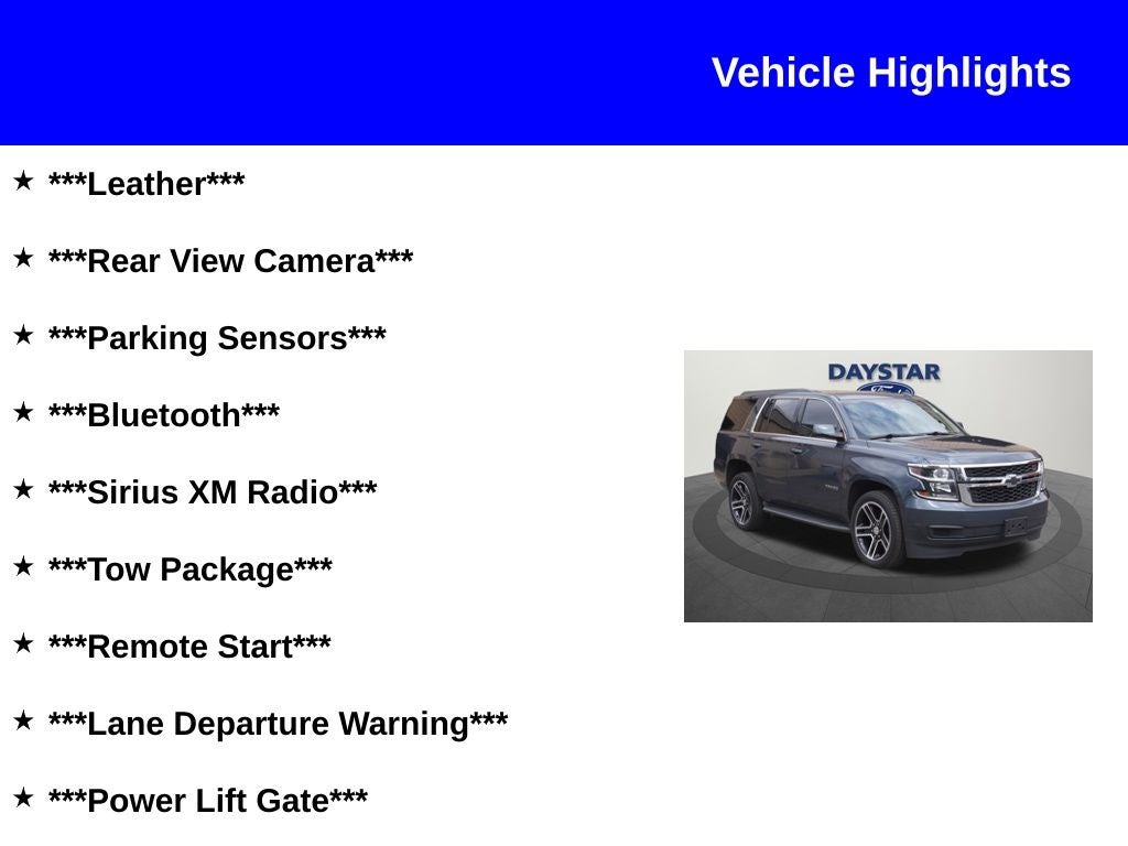 2020 Chevrolet Tahoe LT