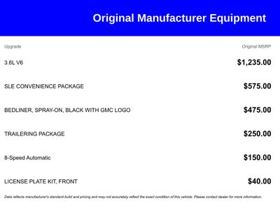 2017 GMC Canyon SLE1