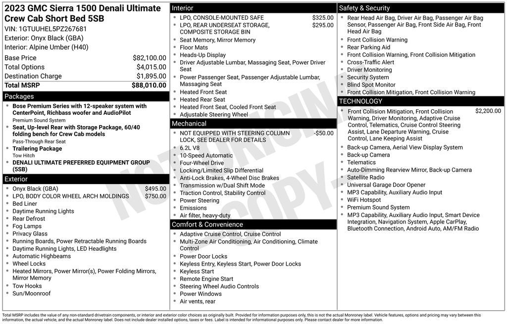 2023 GMC Sierra 1500 Denali Ultimate