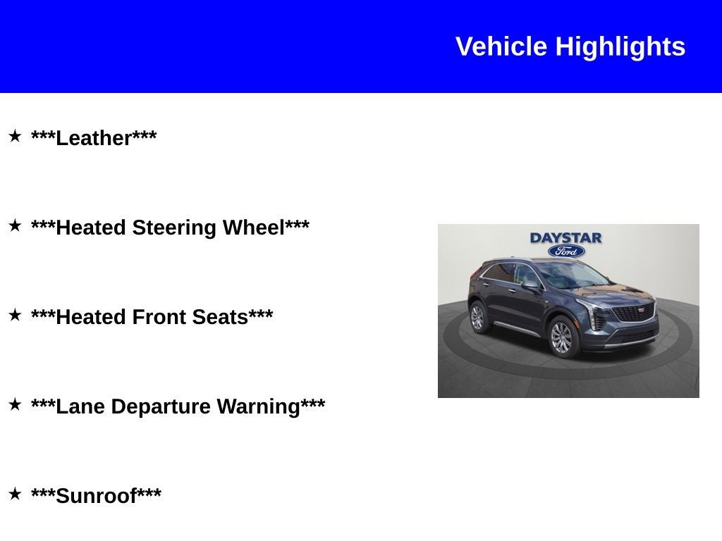 2019 Cadillac XT4 Premium Luxury