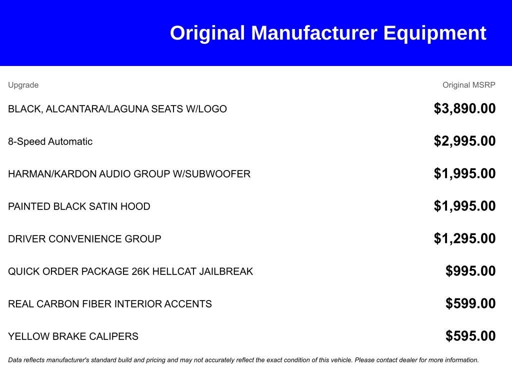 2023 Dodge Challenger SRT Hellcat Jailbreak Convertible