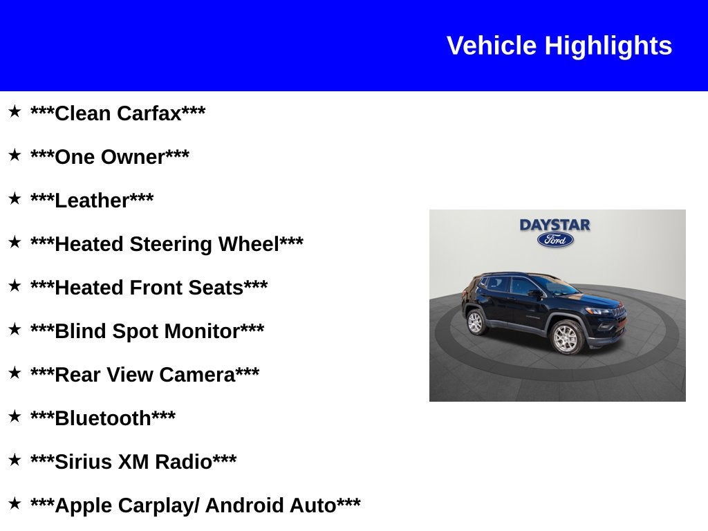 2023 Jeep Compass Latitude Lux