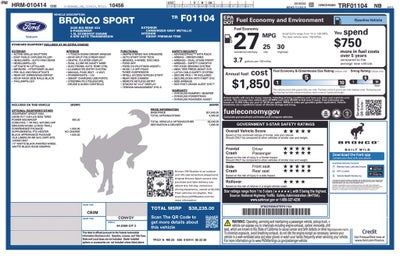 2026 Ford Bronco Sport Big Bend