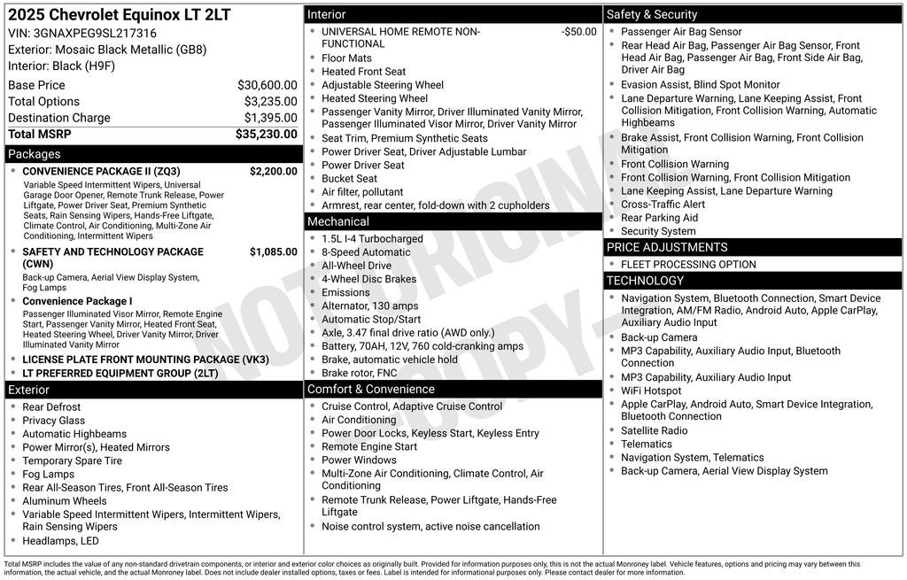 2025 Chevrolet Equinox LT