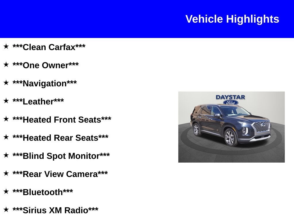 2021 Hyundai Palisade SEL