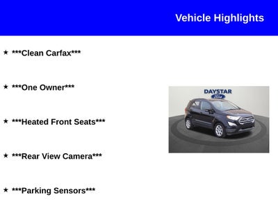 2021 Ford EcoSport SE